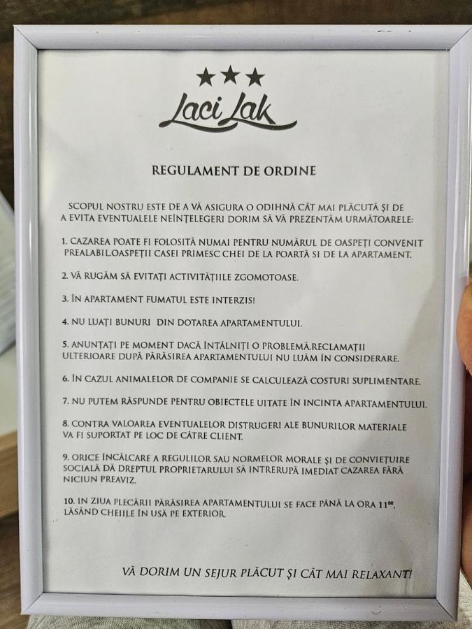Laci Lak Oradea Exterior foto